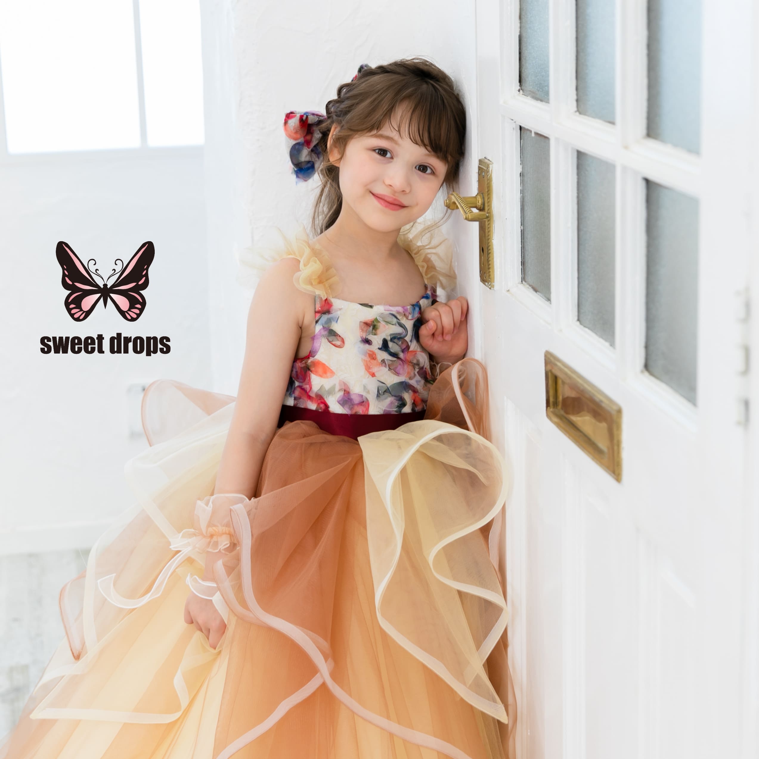 littlemaddie メキシカンドレス 1～3Y レンタルドレス│KD-028-BR 120cm｜子供ドレス＆タキシード